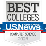 Badge that says Best Colleges U.S. News and World Report Computer Science 2025