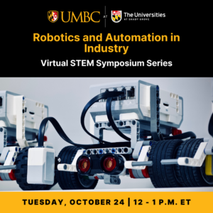 Robot on a STEM Symposium graphic