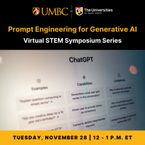 Graphic for STEM Symposium Prompt Engineering for Generative AI