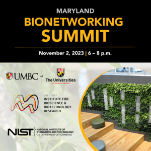 Graphic for Maryland BioNetworking Summit