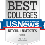 Best national public universities badge 